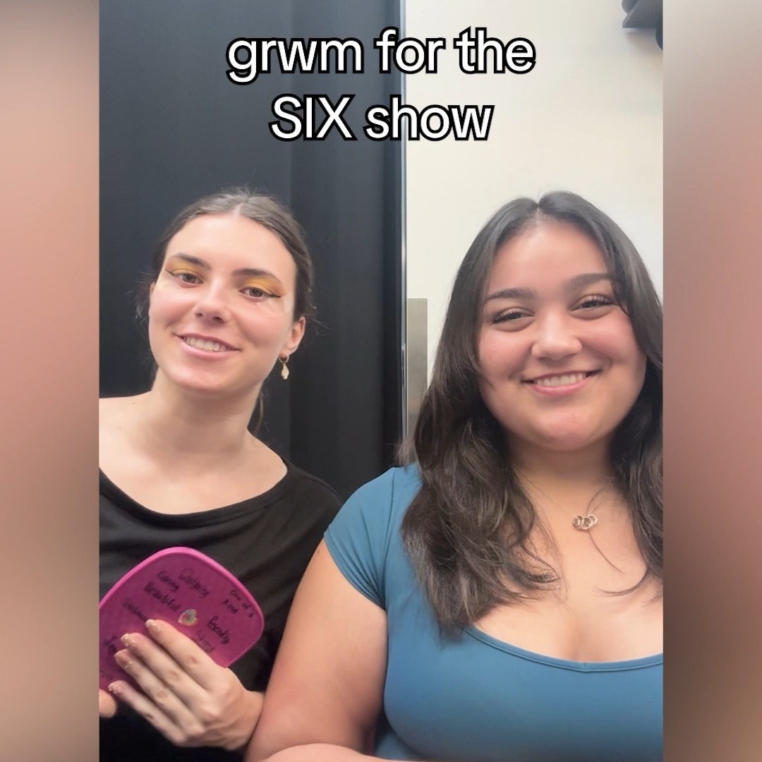 Check out a BTS look at Six on CCA-TV today 📺🎬 and make sure to check out the theater shows this weekend!!! 🎟🎭